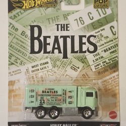 HOT WHEELS PREMIUM METAL/METAL REAL RIDERS.  POP CULTURE.  THE BEATLES.  HIWAY HAULER. 