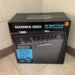 GAMMA G50 ELECTRIC GUITAR AMP 50 WATT 1x12.