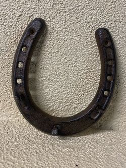 Horse shoe key holder