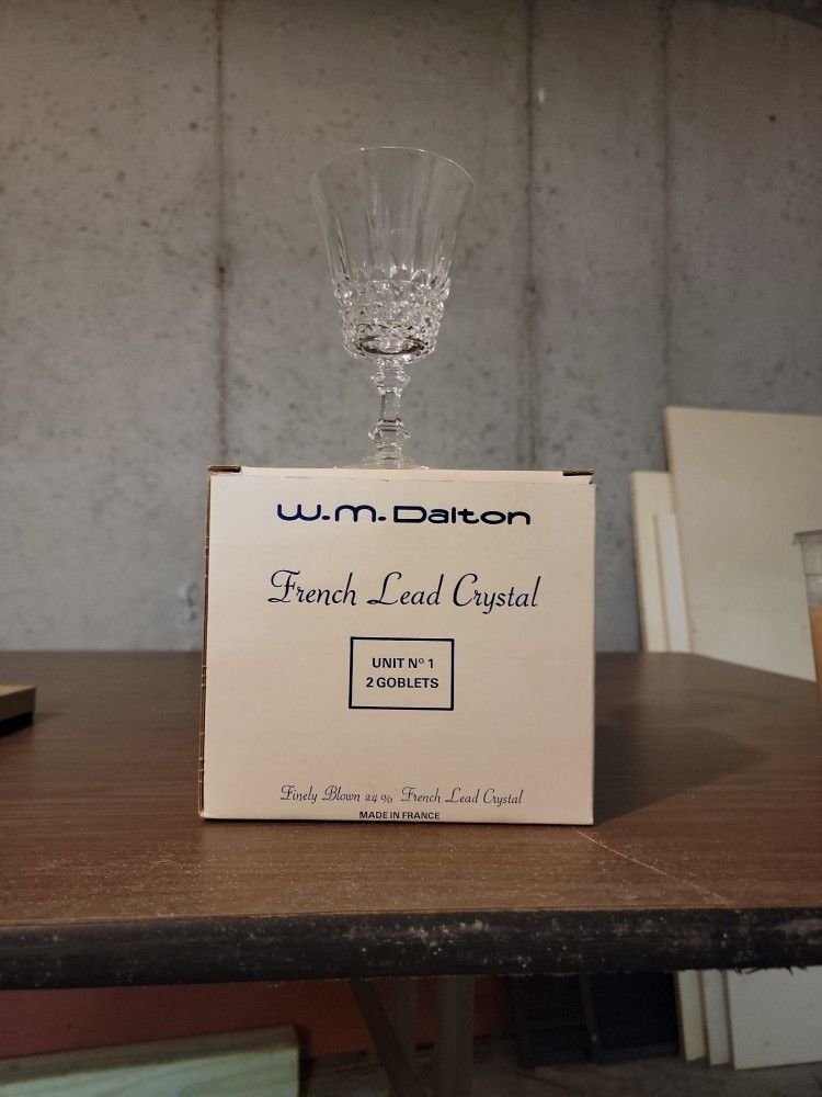 WM Dalton French Lead crystal