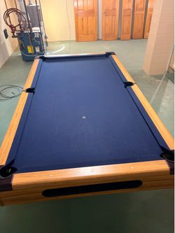Slate pool table