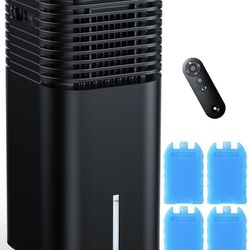 4-IN-1 Portable Air Conditioners, Evaporative Air Cooler w/4 Modes & 3 Speeds, 15H Timer for Smart Auto-off, 2-Gal Tank for 20H Cooling,17FT Remote,No