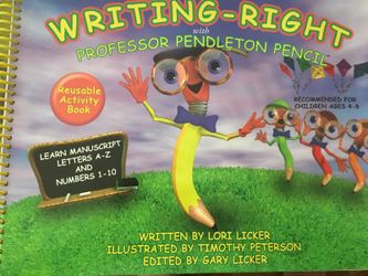 Writing-right with professor Pendleton pencil