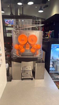 VEVOR Commercial Orange Juicer Machine, 120W Electric Orange Juice Press, Stainless Steel Orange