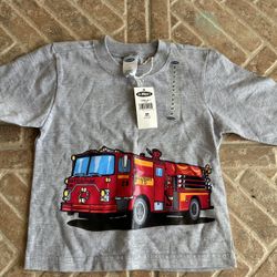 New With Tags Old Navy Firetruck Long Sleeve Shirt