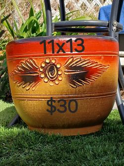 Clay Pot & PLANTERS $30