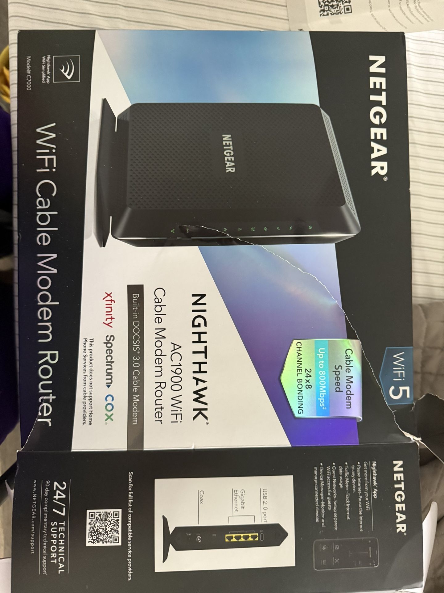 NetGear Nighthawk AC1900 WiFi Router