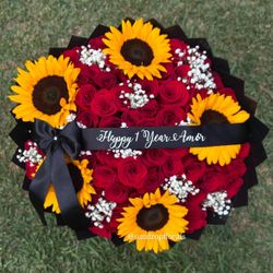 Valentines flower bouquet 