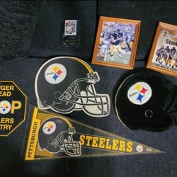 Lot of Vintage Pittsburgh Steelers Memorabilia