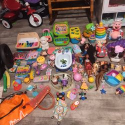 Learning Toys And Squishmallows, Barbie And Elmo