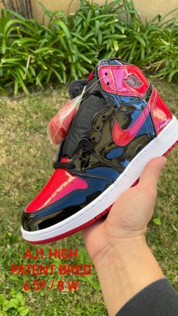 Jordan 1 Bred Patent Leather 