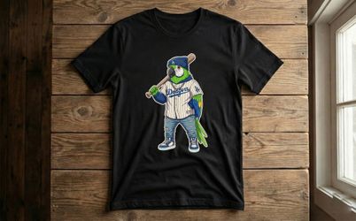 Dodgers Perico 🦜 Los Angeles Parrot Dodgers Custom TSHIRT 