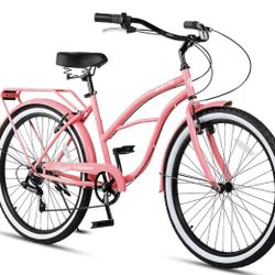 Avasta 26” Beach Cruiser 7 Speed Dual Brakes