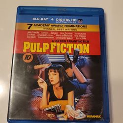 $5 BLU RAY  MOVIE. PULP FICTION. BLU RAY ONLY. NO DIGITAL. $5 OR TRADE FOR A MOVIE TITLE I DO NOT ALREADY OWN.
