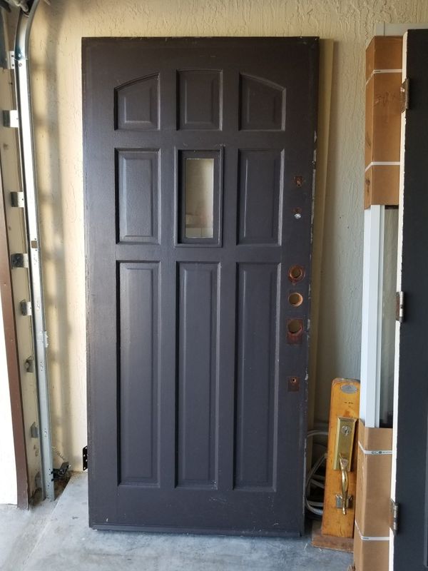Puerta Exterior De Madera Solida 36 X 79 1 4 For Sale In Miami Fl
