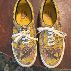 Beatles Yellow Submarine Vans, Tennis Shoes 