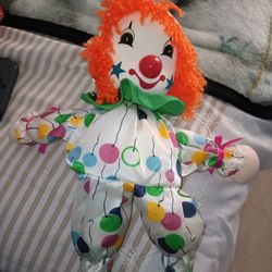 Vintage Dolls Unlimited Musical Windup Clown 