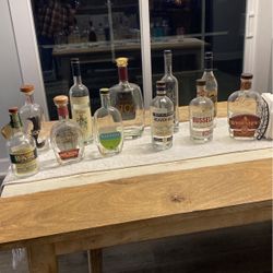 11 Rare Empty Bourbon Bottles