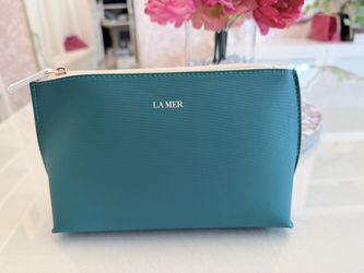 La Mer Turquoise Cosmetic Bag