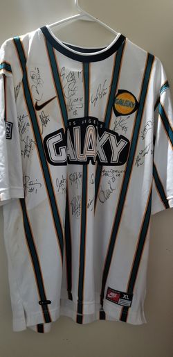 retro LA galaxy sign jersey