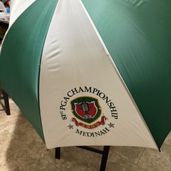 1999 PGA 81st CHAMPIONSHIP XL  UMBRELLA MEDINAH TIGER WOODS