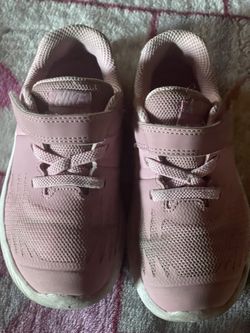 Toddler Rose Gold Nike Shoes Size 9 