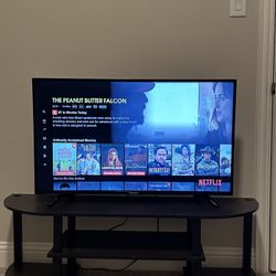 Hisense tv and Tv Stand