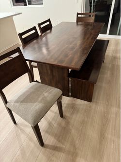 Wood table