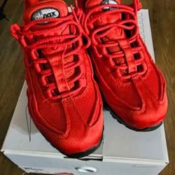 Custom Nike Air Max 95s Red & Black Women’s Size 6
