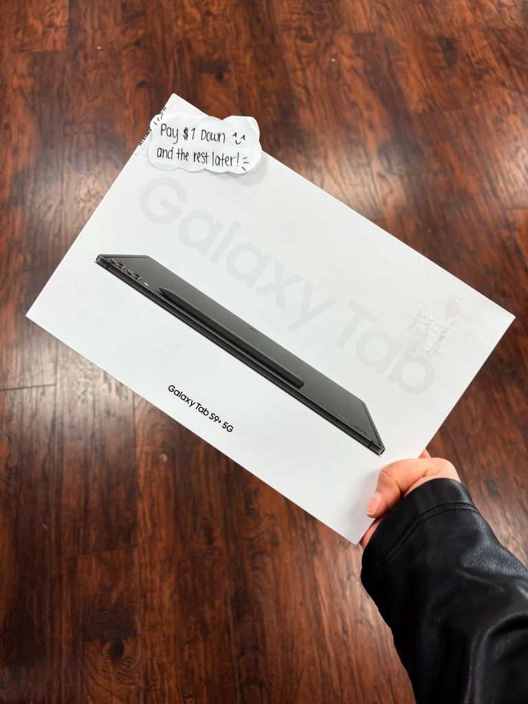 Samsung Galaxy Tab S9 FE Plus 12.4 With S-Pen - Payments Available - Pay $1 Down To take It home
