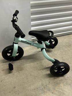 Ancaixin 3 in 1 Toddler Tricycles for 2-5 Years Old Boys and Girls with Detachable Pedal and Bell, Foldable Baby Balance Bike Riding Toys for 2+ Kids