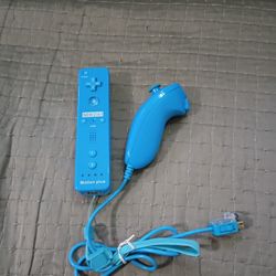 Wii Controller With Motion Controller And Nunchuck - Fully Working And Tested