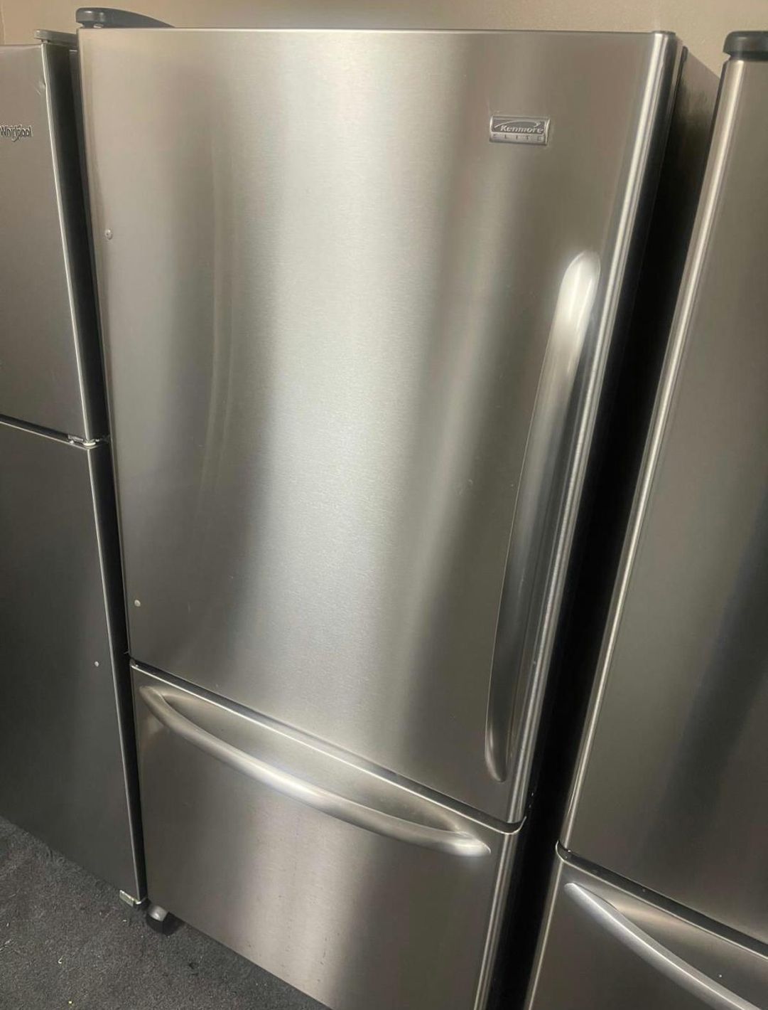 Kenmore Bottom Freezer Fridge with LED Lighting
