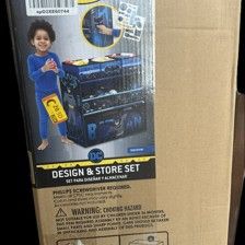 Batman 6 Bin Design And Store Toy Organizer 