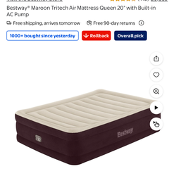 Air mattress queen size personally tested