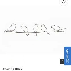 Birds On A Wire Wall Art