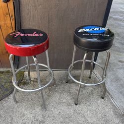 2 shop stools