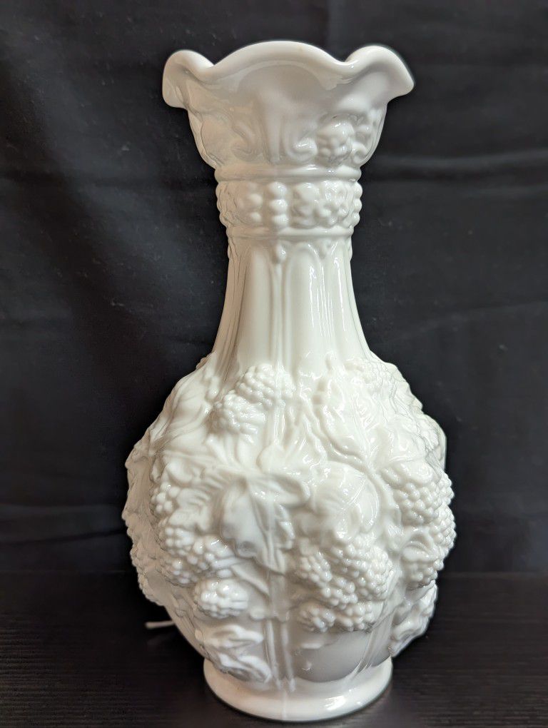 Milk Glass Vase 