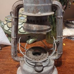 Vintage Oil Lamp W/ No Glass??