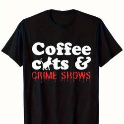 Coffe and cat T-shirt