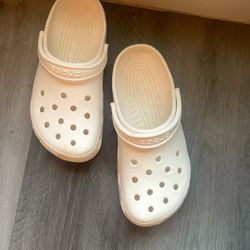 White Crocs