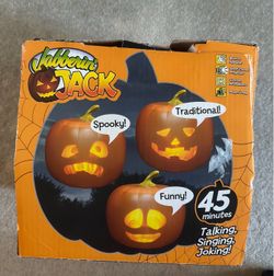 New! Jabberin' Jack Animated Halloween Pumpkin Projector