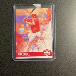 Mike Trout 2018 Diamond Kings Baseball Card