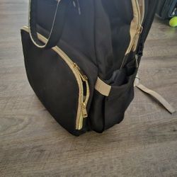 Diaper Bag With Baby Bed/changing Station