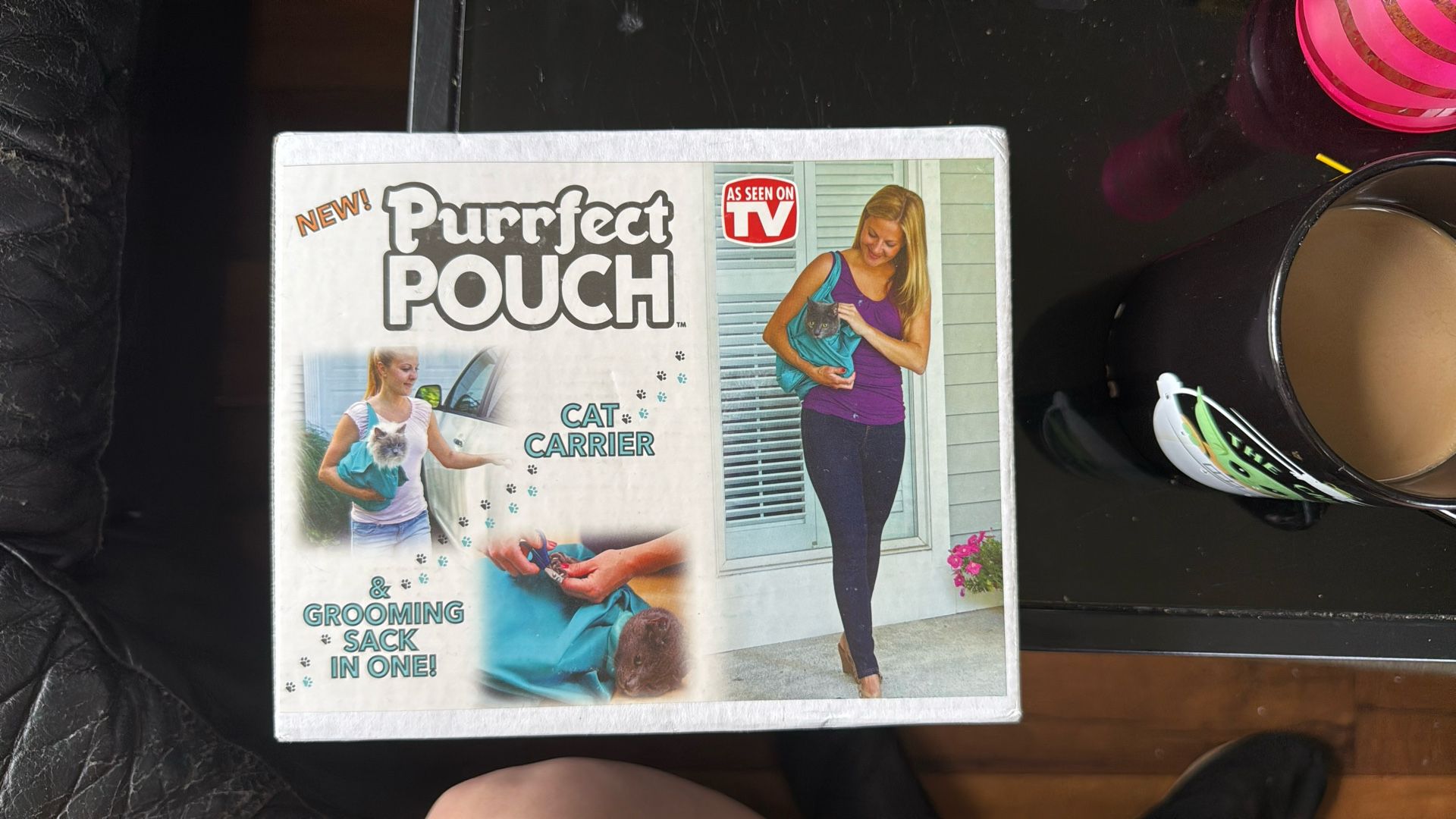 Purrfect Pouch - Cat Carrier and Grooming Sack In One