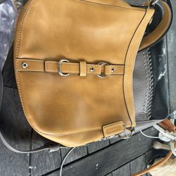 Vintage Leather Coach Purse