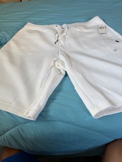 Polo Ralph Lauren White and Blue Drawstring Shorts