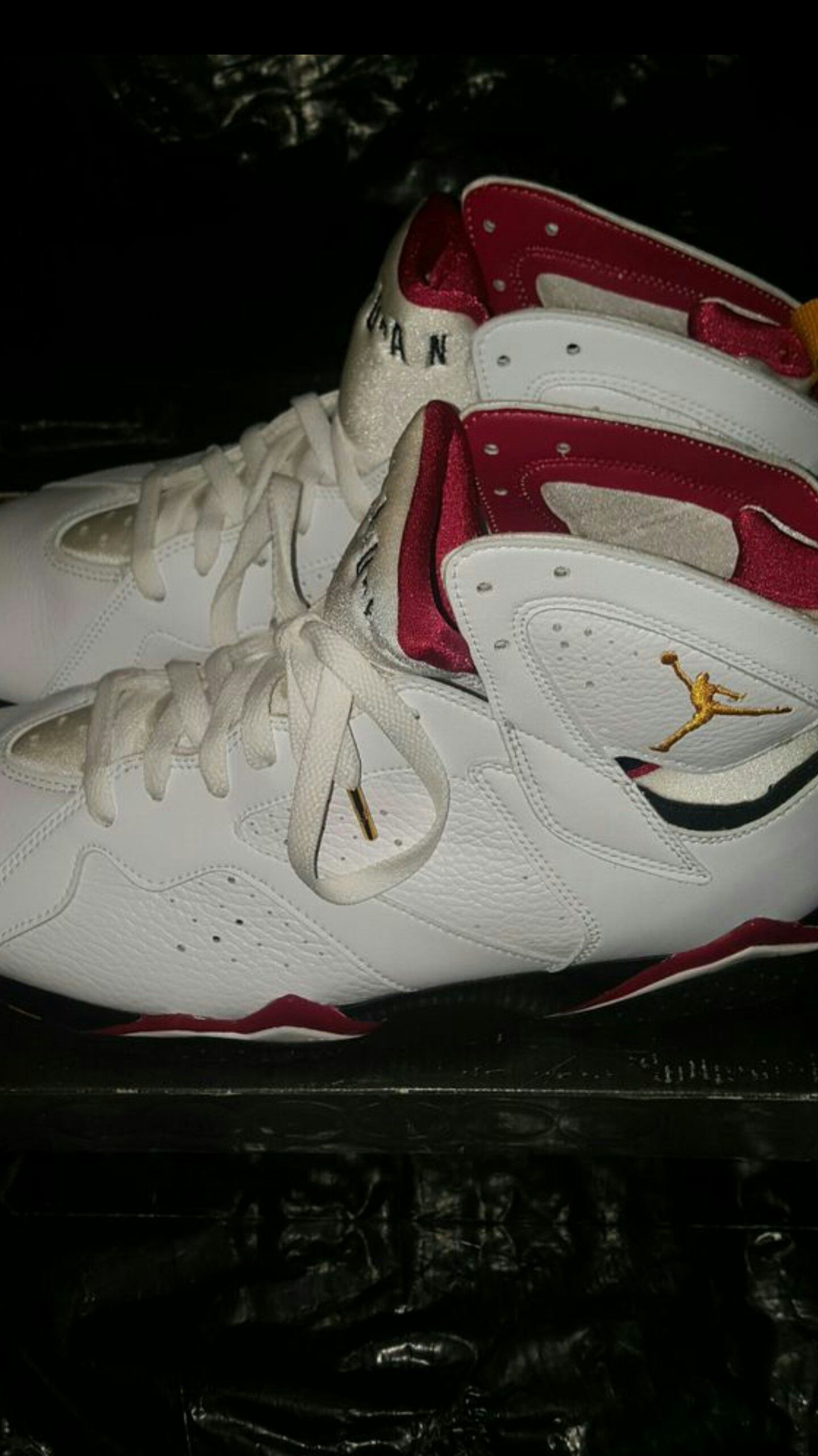 Men Air Jordan Retro 7 OG Cardinal White Cardinal Red (2006) DS