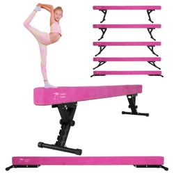 Adjustable 8 Foot Balance Beam + Mat 