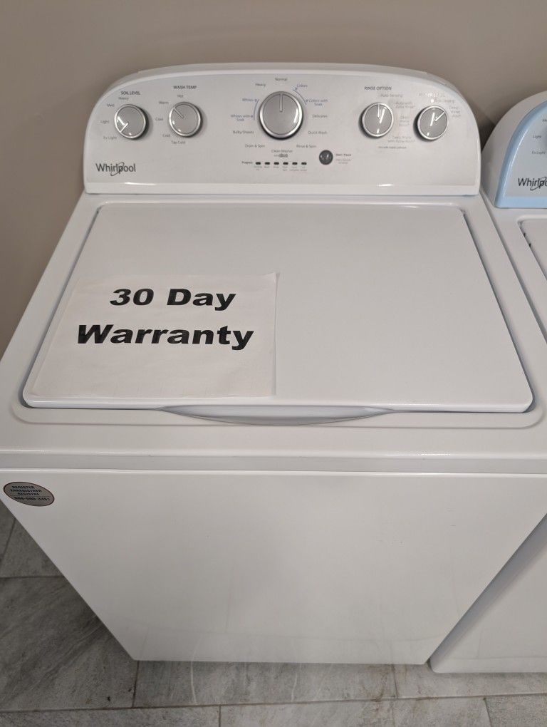 Whirlpool Washer 3.8 cu ft LIKE NEW
